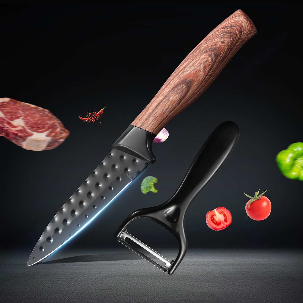 Commercial Kitchen Knife Set - Нож для фруктов из нержавеющей стали,