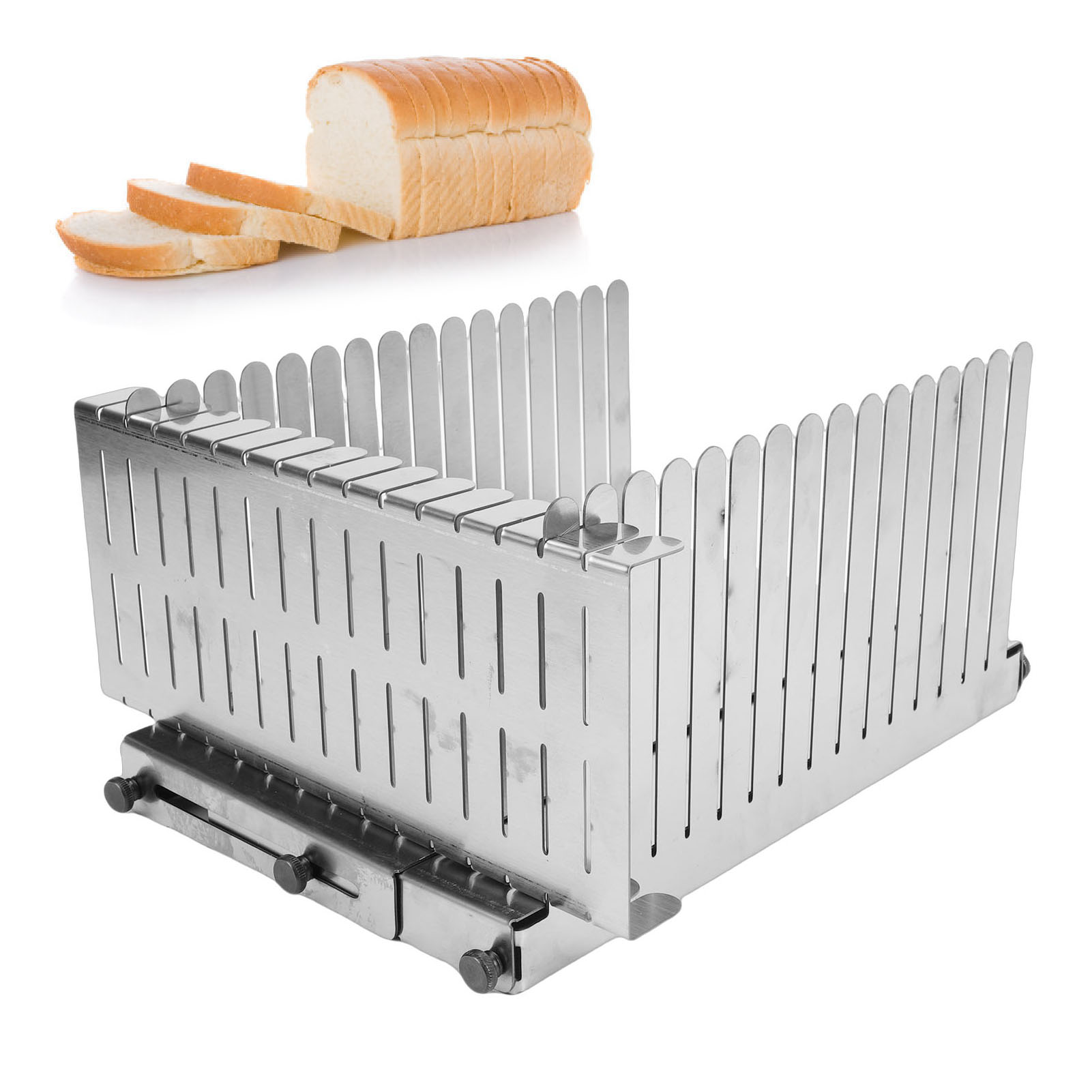 Commercial Bread Slicer - Направляющая для нарезки хлеба из нержавеющей
