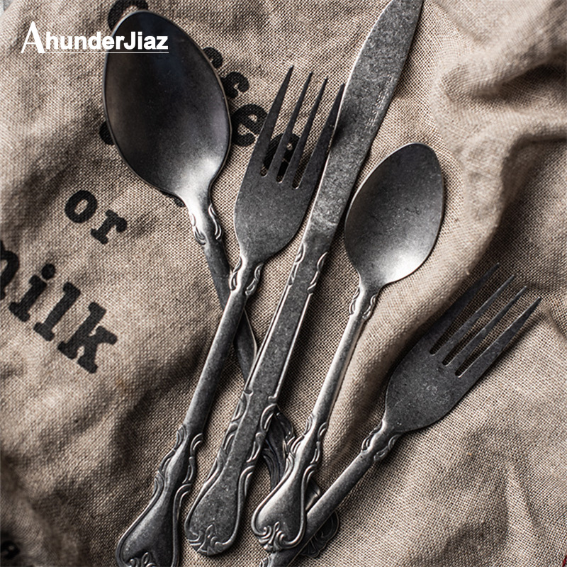 Commercial Kitchen Knife Set - Винтажная ложка, нож и вилка ручной