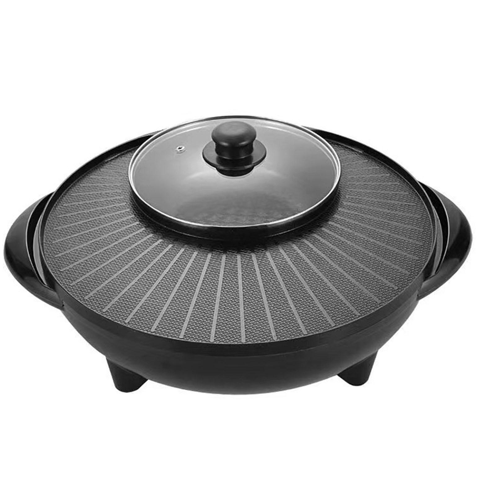 Teppanyaki Grill Table - Электрический гриль с функцией хот-пота для