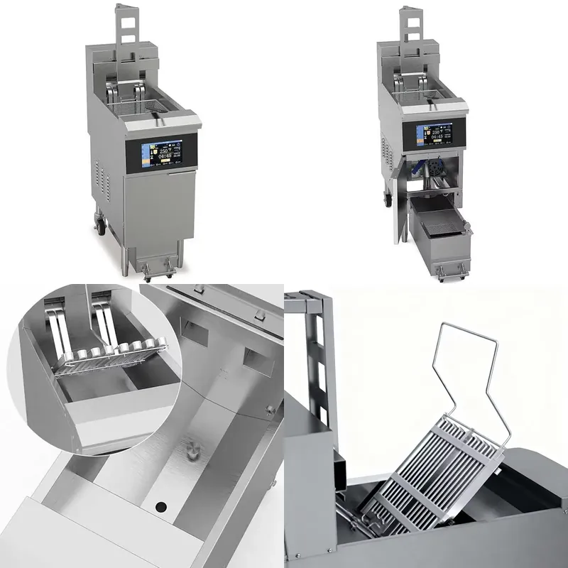 Commercial Kitchen Maintenance - Коммерческая электрическая фритюрница из нержавеющей стали