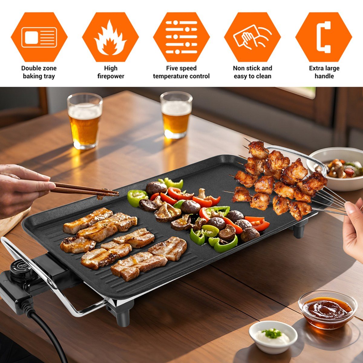 (ABHW) Настольный электрически – обзор и цена Teppanyaki Grill Table