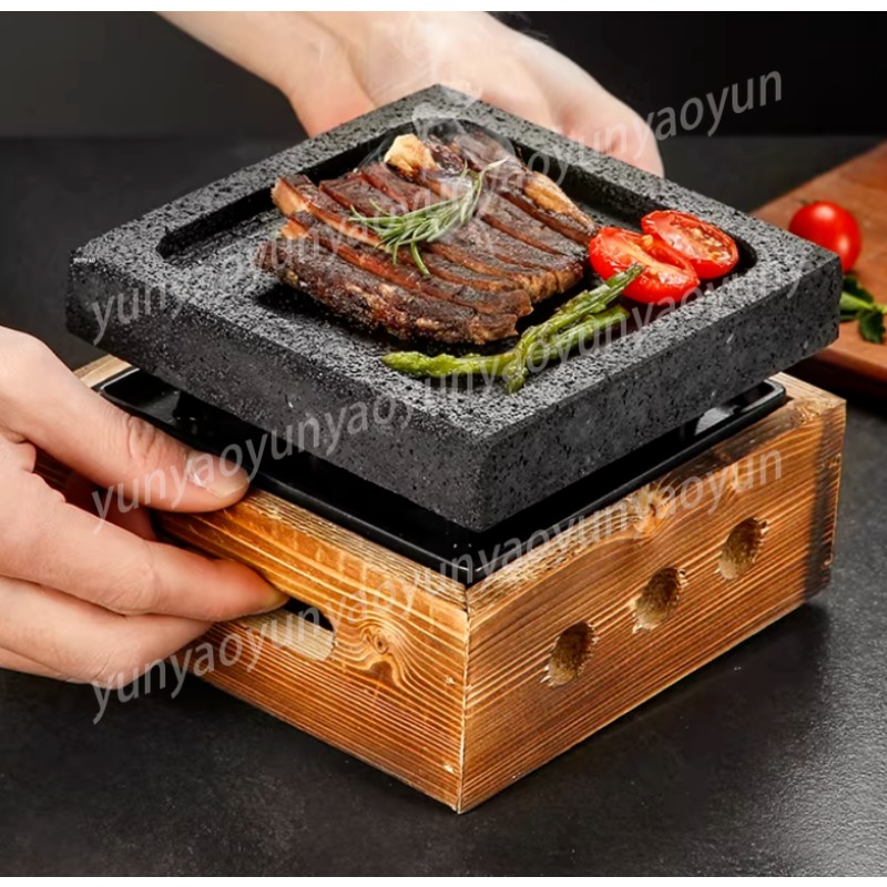 Гриль-сковорода из вулканическ – обзор и цена Teppanyaki Grill Table