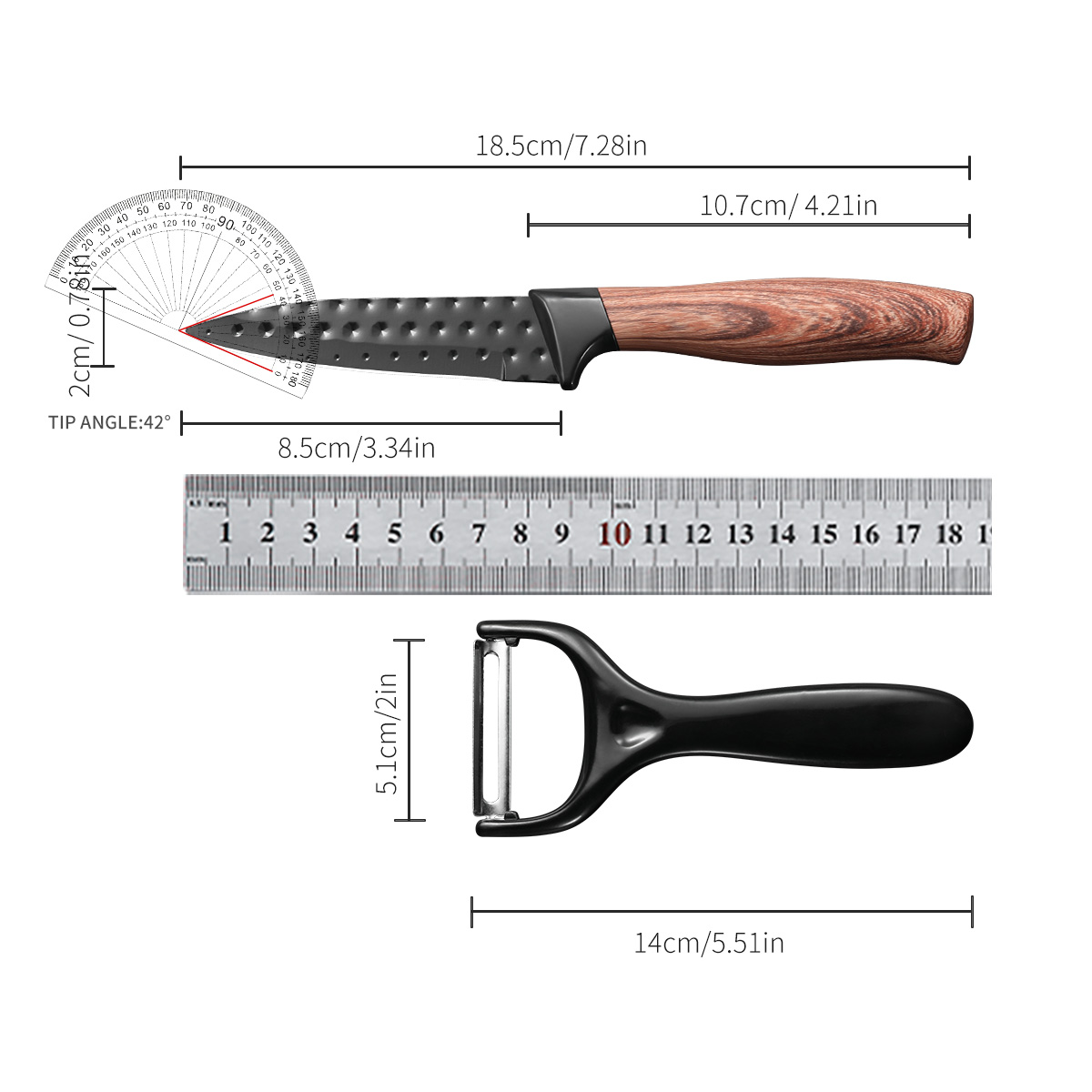 Нож для фруктов из нержавеющей – обзор и цена Commercial Kitchen Knife Set