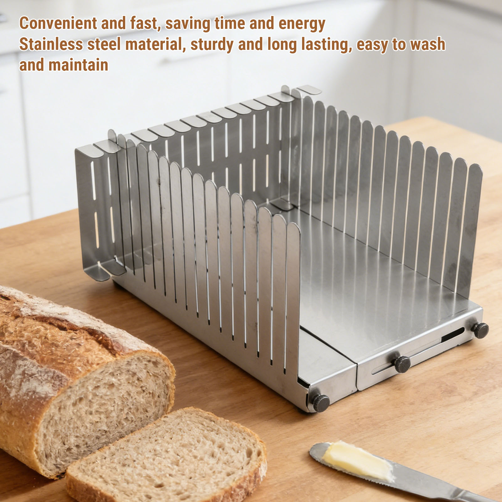 Направляющая для нарезки хлеба – обзор и цена Commercial Bread Slicer