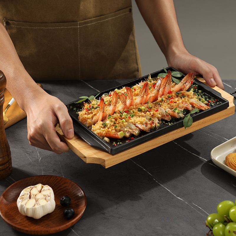 Чугунная прямоугольная форма,  – обзор и цена Teppanyaki Grill Table