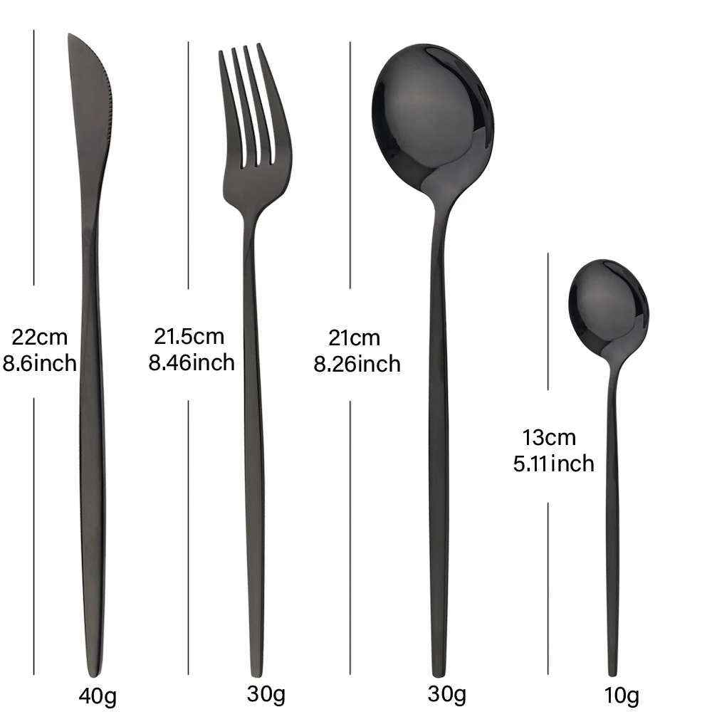 16 шт., столовые приборы из не – обзор и цена Commercial Kitchen Knife Set